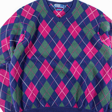 Polo Ralph Lauren Argyle Knit Sweater
