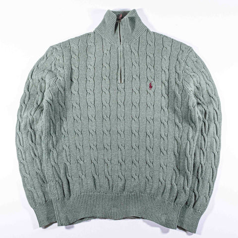 Polo Ralph Lauren Cable Knit 1/4 Zip Sweater