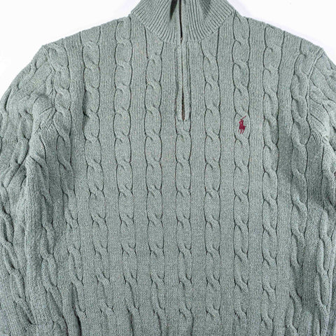 Polo Ralph Lauren Cable Knit 1/4 Zip Sweater