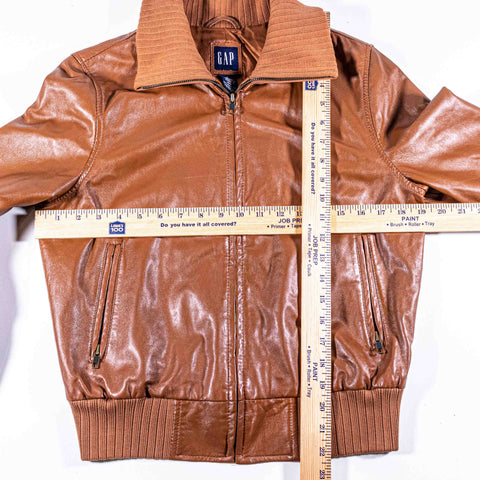 GAP Leather Bomber Jacket