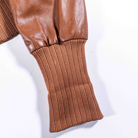 GAP Leather Bomber Jacket