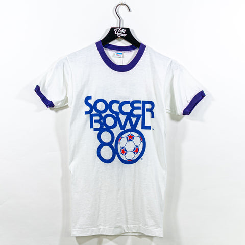 1980 Champion Soccer Bowl 80 Ringer T-Shirt