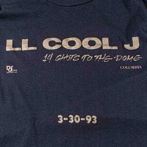1993 Def Jam Columbia LL Cool J 14 Shots to The Dome Promo T-Shirt