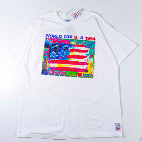 Salem Sportswear World cup USA 1994 Peter Max Art T-Shirt