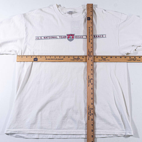 1998 NIKE US National Team Road To France World Cup T-Shirt