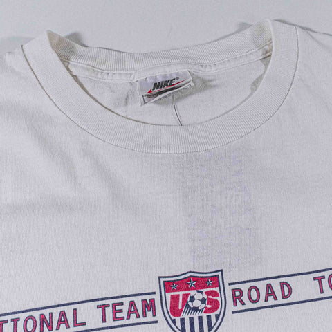 1998 NIKE US National Team Road To France World Cup T-Shirt