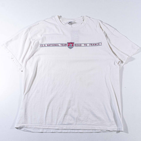 1998 NIKE US National Team Road To France World Cup T-Shirt