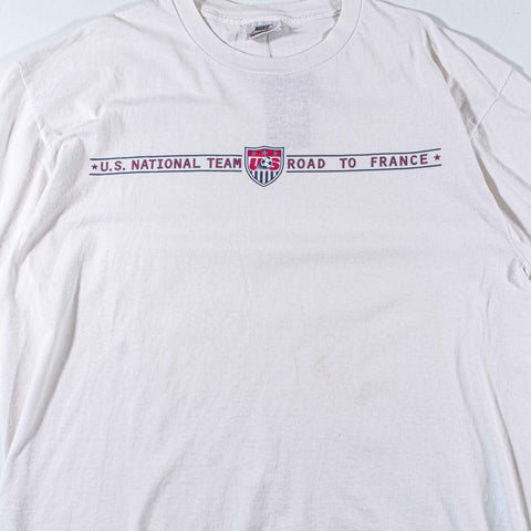 1998 NIKE US National Team Road To France World Cup T-Shirt