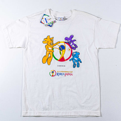 2002 FIFA World Cup Korea Japan Mascot Promo T-Shirt