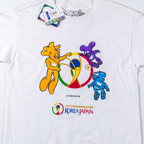 2002 FIFA World Cup Korea Japan Mascot Promo T-Shirt