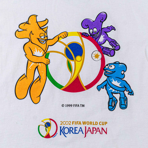 2002 FIFA World Cup Korea Japan Mascot Promo T-Shirt