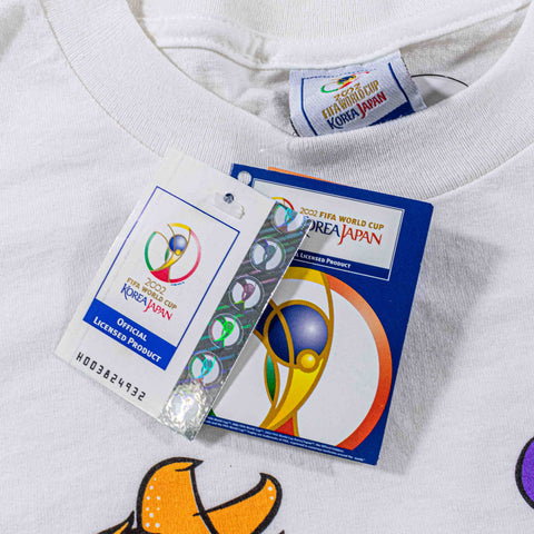 2002 FIFA World Cup Korea Japan Mascot Promo T-Shirt