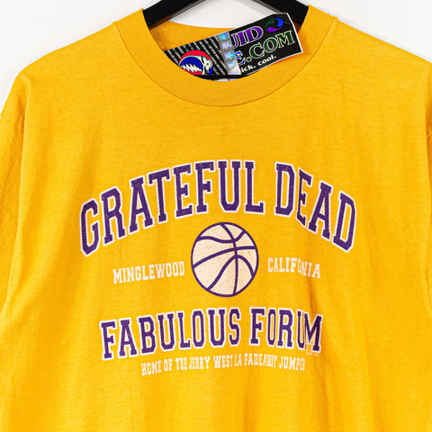 2003 Liquid Blue Grateful Dead Fabulous Forum Home of The Jerry West LA Fadeaway Jumper T-Shirt