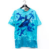 1997 Liquid Blue Hammerhead Shark All Over Print T-Shirt