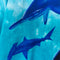 1997 Liquid Blue Hammerhead Shark All Over Print T-Shirt