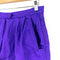 Le Coq Sportif Purple Tonal Nylon Shorts