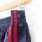 2002 Adidas Three Striped Logo Lined Snap Button Joggers