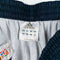 2002 Adidas Three Striped Logo Lined Snap Button Joggers