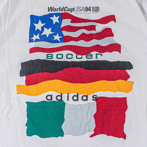 Adidas 1994 World Cup USA Germany Italy Soccer T-Shirt