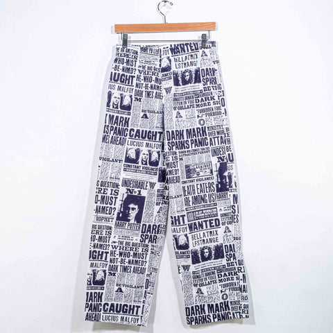 Pottery Barn Harry Potter Daily Prophet Pajama Shirt Pants