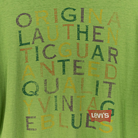 Levi's Authentic Guaranteed Quality Vintage Blues Thrashed T-Shirt