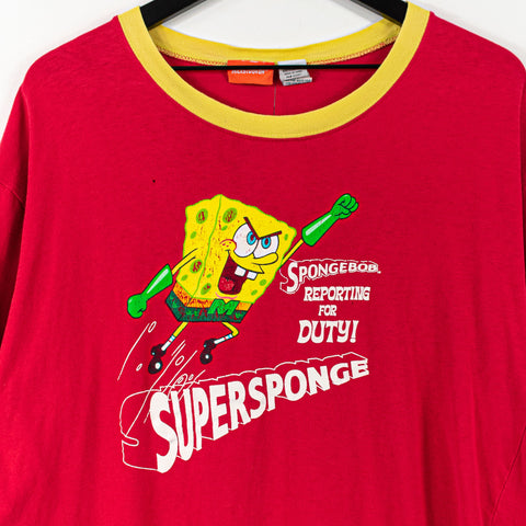 2003 Nickelodeon Spongebob Reporting For Duty Mermaid Man T-Shirt