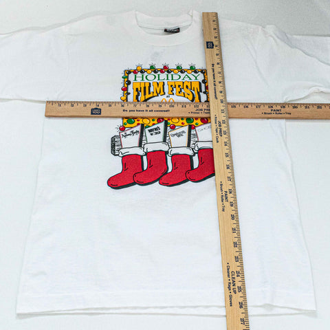 1990 McDonald's Holiday Film Fest Waynes World Addams Family Charlotte's Web Ghost T-Shirt