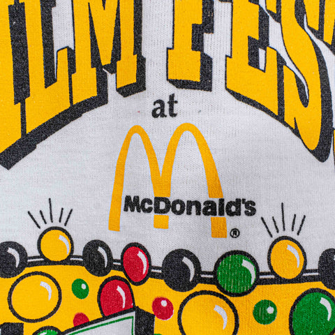 1990 McDonald's Holiday Film Fest Waynes World Addams Family Charlotte's Web Ghost T-Shirt