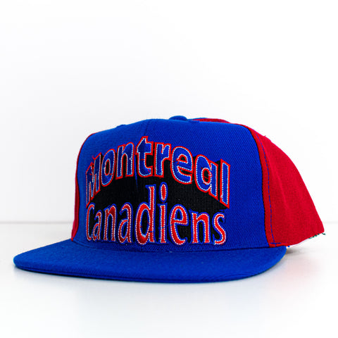 AJD Montreal Canadiens Double Line Snapback Hat