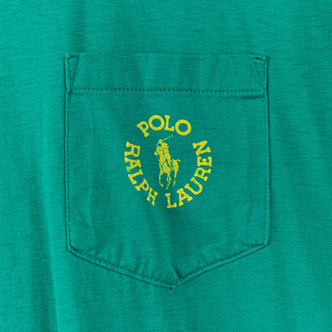Polo Ralph Lauren Circle Logo Made in USA Pocket T-Shirt