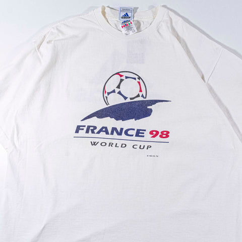 Adidas 1998 France World Cup Logo T-Shirt