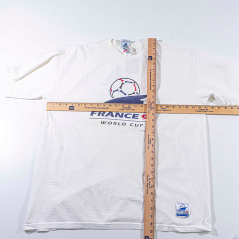 Adidas 1998 France World Cup Logo T-Shirt