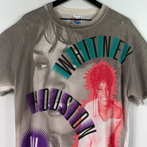 1993 Whitney Houston All Over Print Winterland T-Shirt