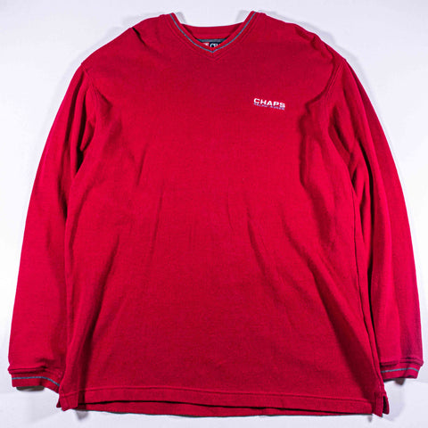 Chaps Ralph Lauren Embroidered Spell Out Sweater