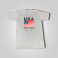 90s ESPRIT Jeans USA Flag Spell Out T-Shirt
