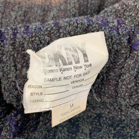 80s 90s Donna Karan DKNY SAMPLE Knit Wool Sweater