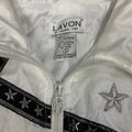 90s Lavon Embroidered Star All Over Zip Up Windbreaker