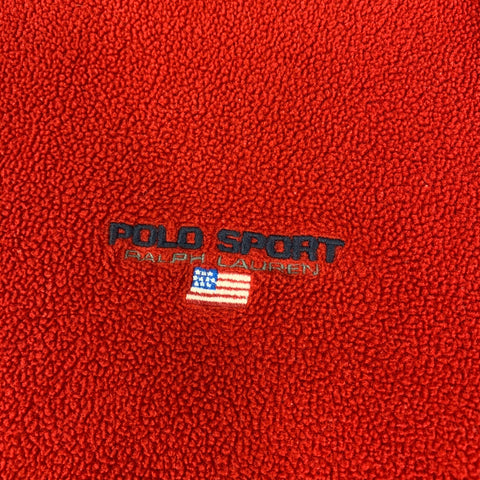 90s Polo Sport Ralph Lauren Spell Out Fleece Sweater