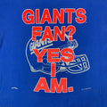 1994 Nutmeg NY Giants Fan Yes I AM T-Shirt