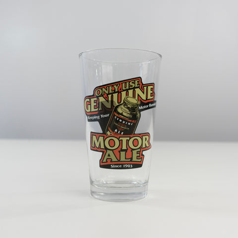 Harley Davidson 'Only Use Genuine Motor Ale' Beer Glass Cup