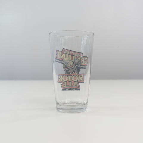 Harley Davidson 'Only Use Genuine Motor Ale' Beer Glass Cup