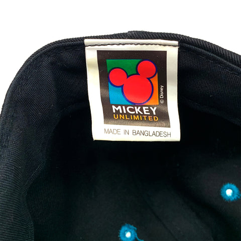 90s Mickey Unlimited Mickey Mouse Spell Out Snap Back Hat
