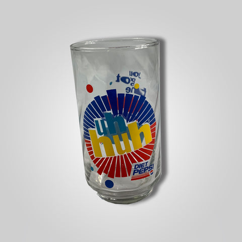 80s 90s UH HUH Diet Pepsi You Got The Right One Cup Glass