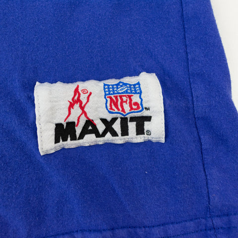90s NFL Maxit NY Giants Mock Neck Shirt