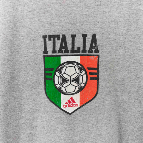 2006 Adidas Italia Soccer Ringer T-Shirt