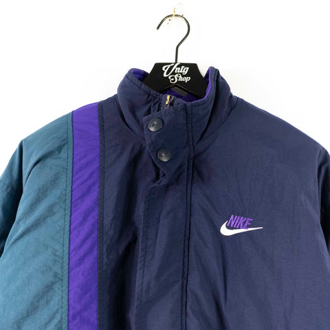NIKE Swoosh Spell Out Color Block Puffer Jacket