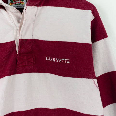 Barbarian Rugbywear Lafayette College Longsleeve Polo Rugby Shirt