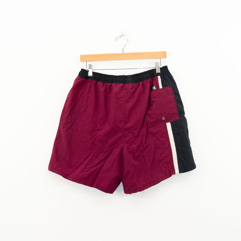Champion Color Block Spell Out Swim Trunks