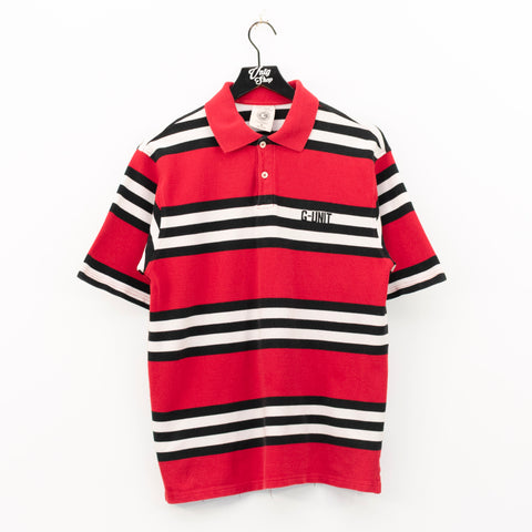 G-Unit Striped Embroidered Polo Shirt