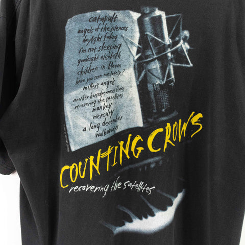 1997 The Counting Crows Recovering The Satellites T-Shirt